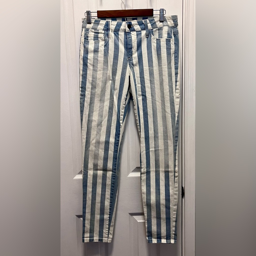 JOES WOMENS JEANS, BLUE& WHITE STRIPE, size28